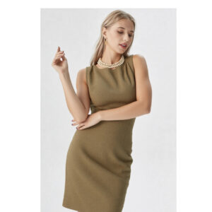 Vestido Mango Taupe